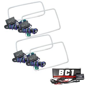 Ford F250 Headlight Halo Kit - ORACLE Lighting - ColorSHIFT w/ BC1 Controller - `08-`10